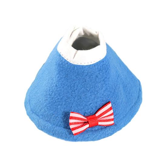 Birds Cone Collar Parrots Anti-bite Elizabethan Collar with Bow Feather Plucking Prevention Wound Healing Safety Protective Recovery Cone for