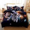 3D Digital, Planet, Space, Earth, Bedding Four-Piece Three-Piece Set Of Sheets