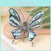 Exaggerated Textured Shell Butterfly Brooch Pendant For Fashion Accessories And Gifts