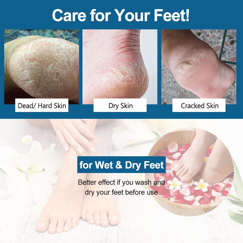 Nano Glass Callus Remover for Wet Dry Feet Portable Foot File