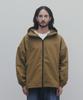 Andagain Utility Essential Windbreaker (Brown
