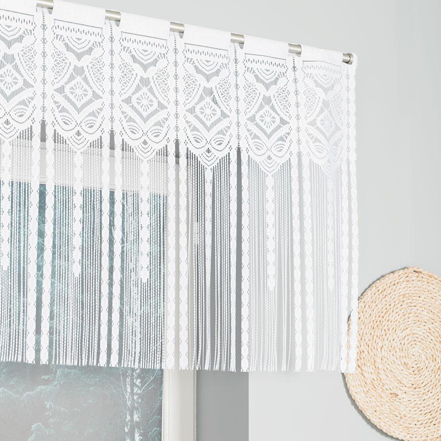 INARA - Ready-made curtain - 180x75 cm - white