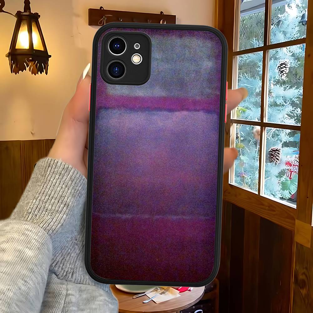 

Abstract Art M-Mark R-Rothko Phone Case For IPhone 11 12 13 14 15 16 Pro Plus X XS MAX Matte Bumper Shockproof Cover iphone 11pro