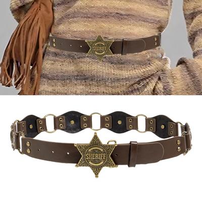 Heart Buckle Waist Chain Buckle Punk Chain Grunge Belt for Women Proms Club Party for Jeans Dresses Studded