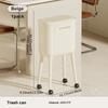 UFORU Tall No Bending Trash Can Universal Wheels Double Barrel Creative Waste Bin for Kitchen Living Room Bedroom