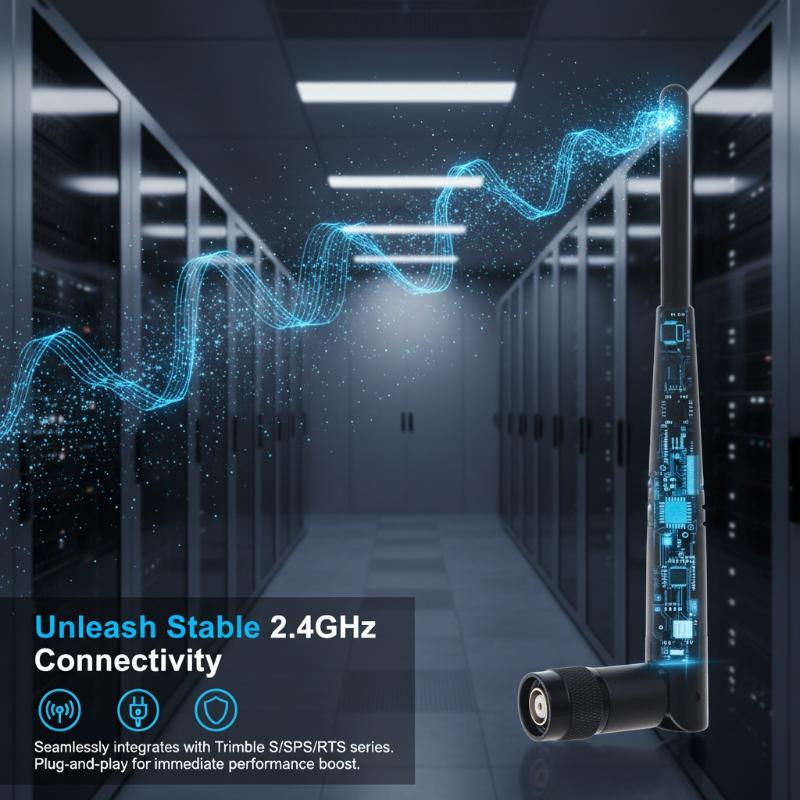 Antenă Radio Omnidirecțională 2.4Ghz 5Dbi Antenă de Înlocuire Pentru S3 S5 S6 S7 S8 Pentru Sps Rts Tsc2 Tsc3 Stație Totală Rp-Tnc Masculin