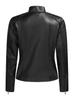 European & American Women's Leather Motorcycle Jacket - Fashion Zipper Short Vintage Coat