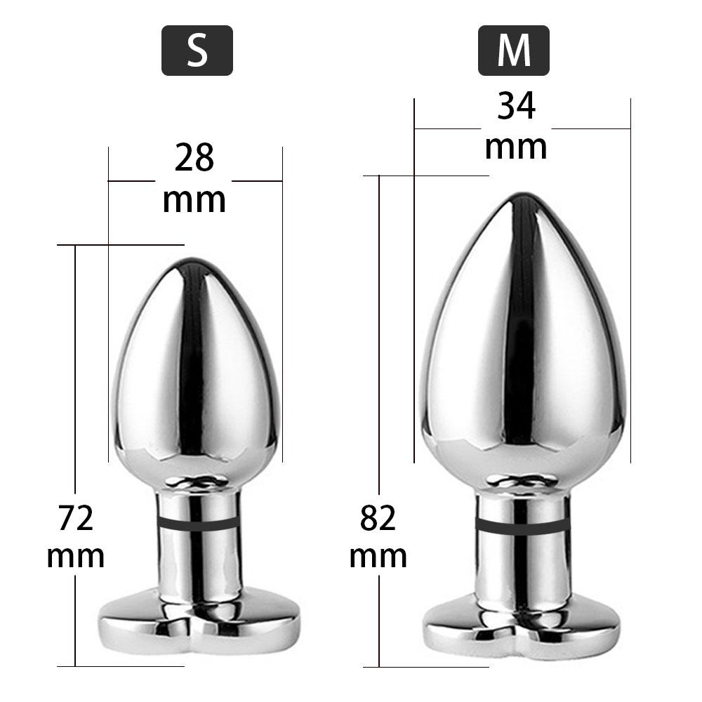 Vibrating Butt Plug Prostate Massager Estim Anal Plug Metal Extreme Sex Toys Electric Shock Anal Dildo Vibrator for Men & Women