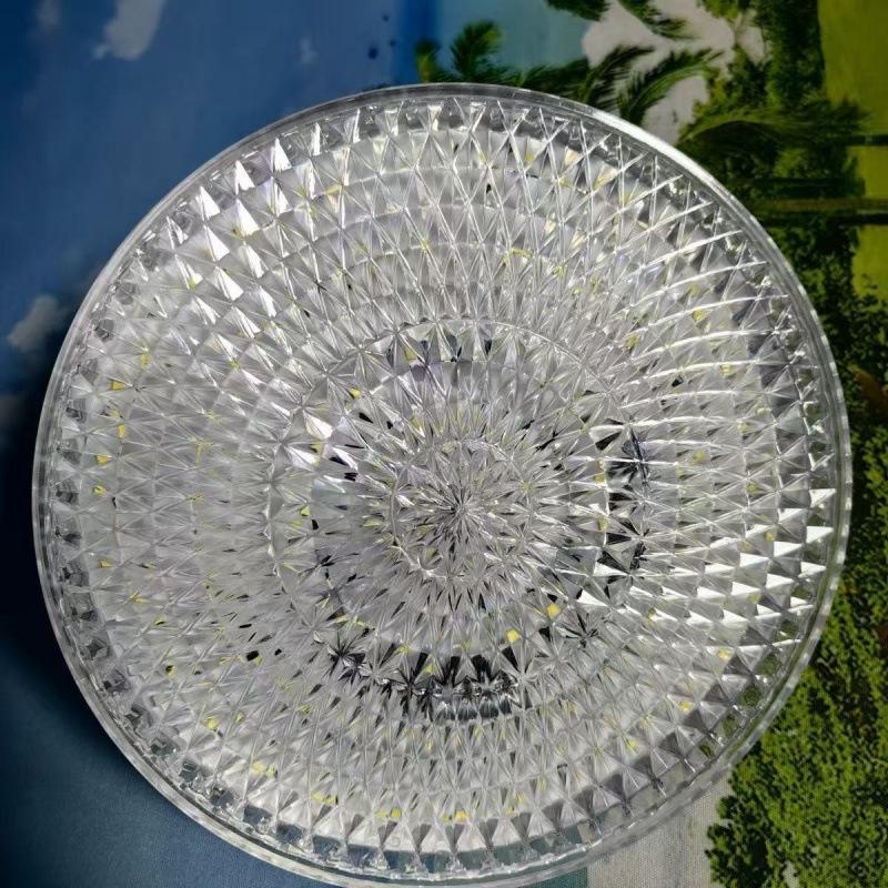 Crystal UFO Lamp: LED E27 Screw, Eye-Protecting White Light for Living, Bedroom, Dining – Energy Efficient