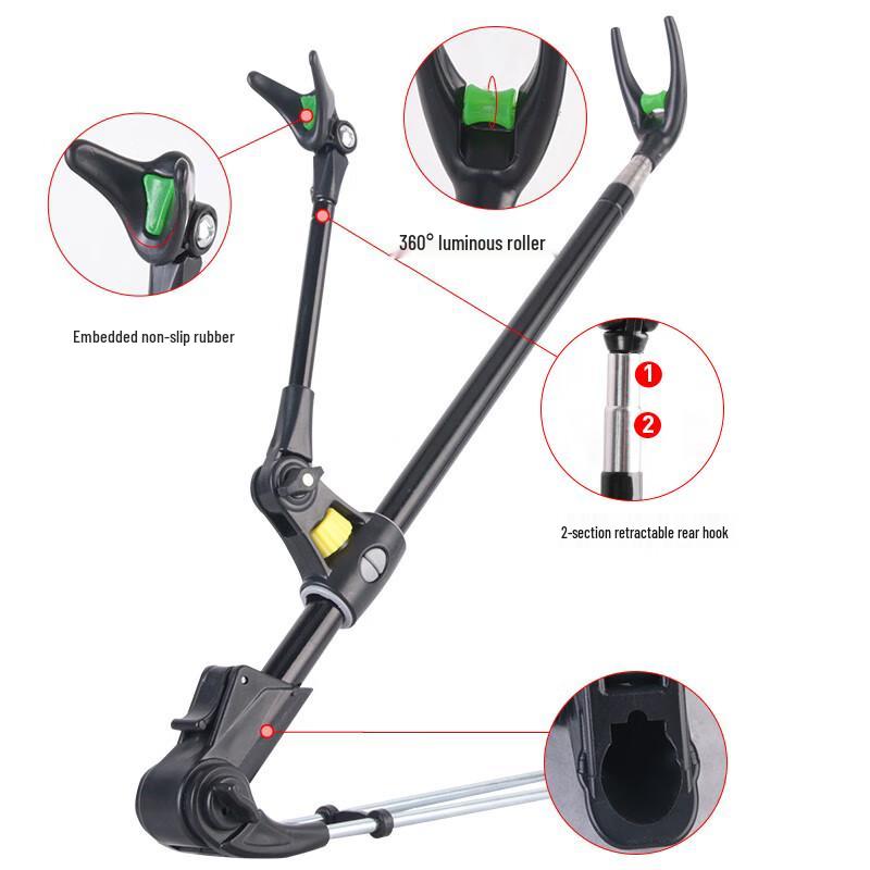 Xionghuo Stainless Steel Fishing Rod Holder with Ground Insert