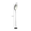 ZISIZ Dual-Use Salad & Dessert Fork Spoon Set