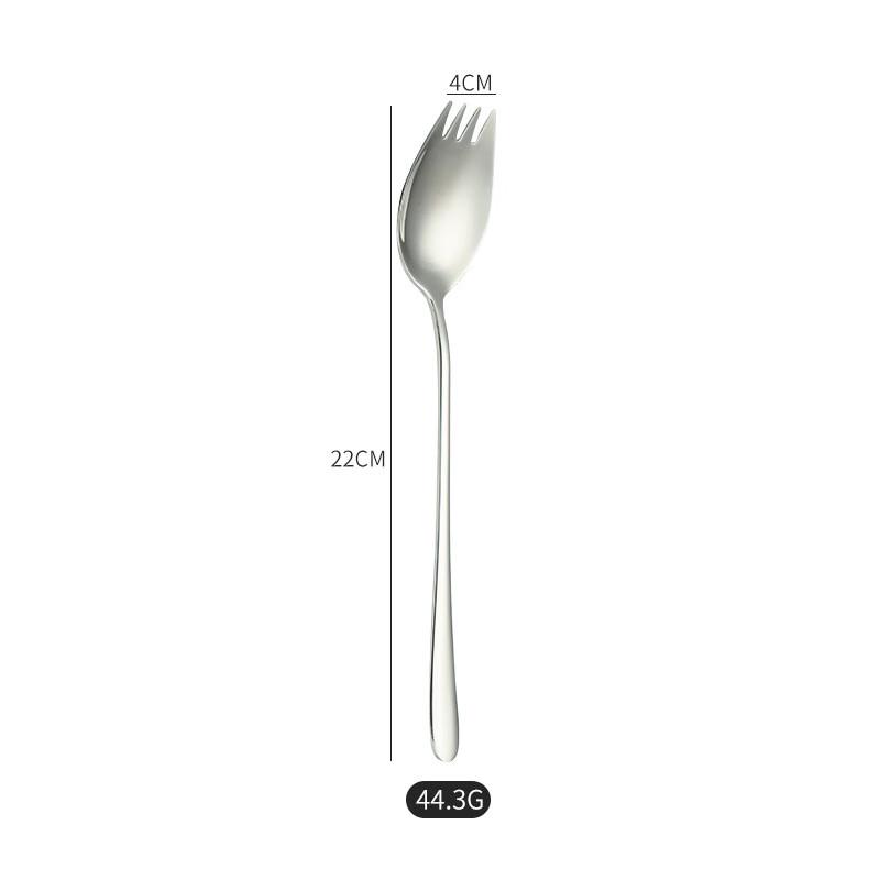 ZISIZ Dual-Use Salad & Dessert Fork Spoon Set