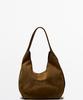 Massimo Dutti Split Suede Mini Bag