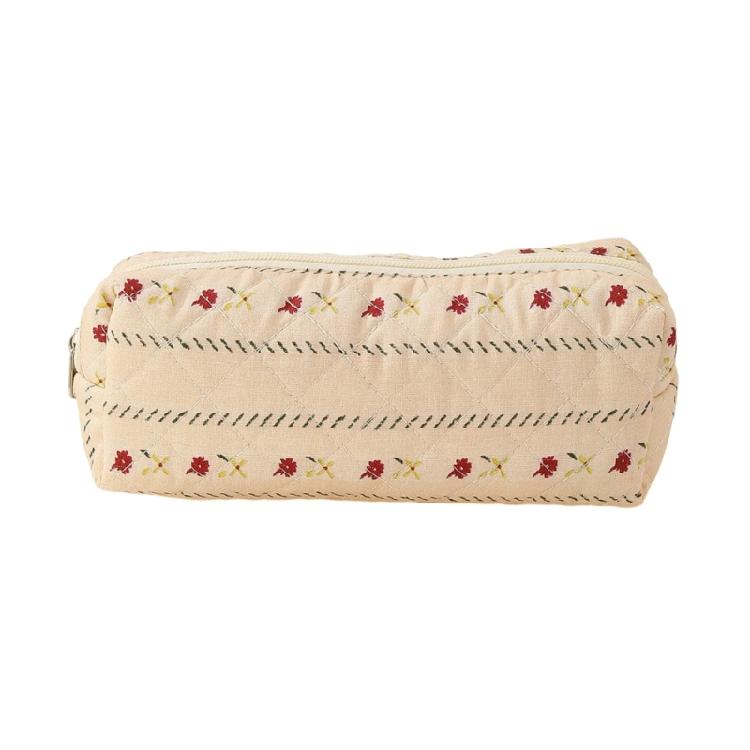 Print Pencil Organizers Kid School Stationeries Bag Fluffier Pen Holder Bag Pencil Pouches with Smooth Zippers Closures