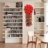 Artificial Flowers Garland Flower Hanging Dangling Ivy Surfinia Cascade - red