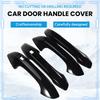 Bright Black Exterior Door Handle Cover Trim For Kia K5 Optima 2020 2025 2025 With Smart Keyhole-A99D