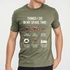 fashion tshirt Breathable For Unisex Oneck tshirt Brand Things I Do In My Spare Time Tractors Unisex Top tees Minimalist teeshirt