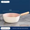 18/20/22cm Baby Food Cooking Pot Stainless Steel Small Milk Pot Durable Saucepan with Lid