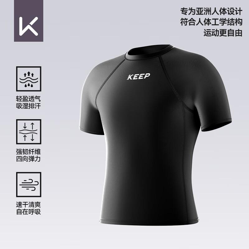 Keep Men s Color-Changing Short-Sleeve Rash Guard L
