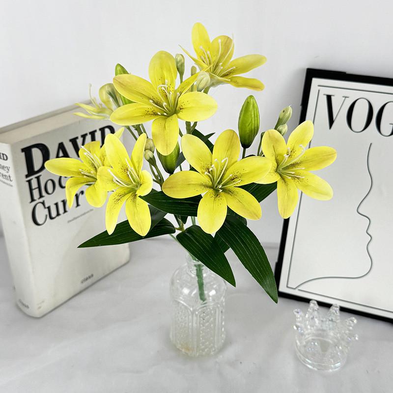 Lily Lifelike Blossom Arrangements For Wedding Venue Decor And Photography Props