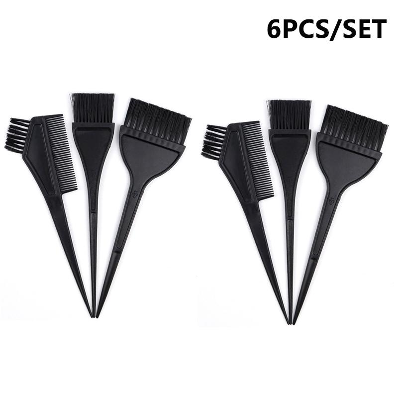 1/6 Stück Färbepinsel Salon Rutschfest Farbcreme Pinsel Haarfärbepinsel Haarfarbenapplikator Staubpinsel Styling Zubehör