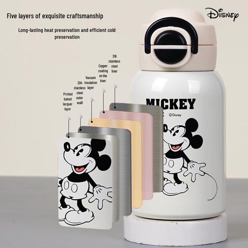 Disney Mickey Mouse Dual-Drink Insulated Kids Bottle