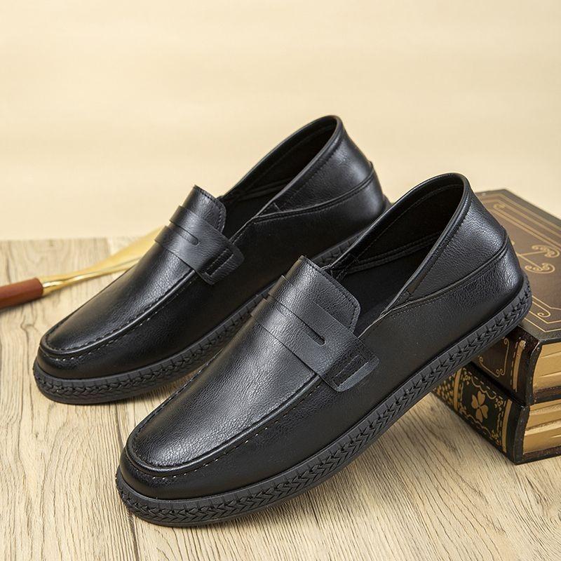 

Модная Однотонная Массивная Мужская Повседневная Обувь для Работы Легкая Обычная Дизайнерская Взрослая Роскошная Распродажа Слипоны Удобная Ретро Кожаная Обувь для Мужчин 44