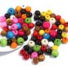 8 10 12mm Natural Wooden Beads Large Hole Loose Spacer Round Bead For Jewelry Making Diy Craft Bracelet Necklace Toy Accessories