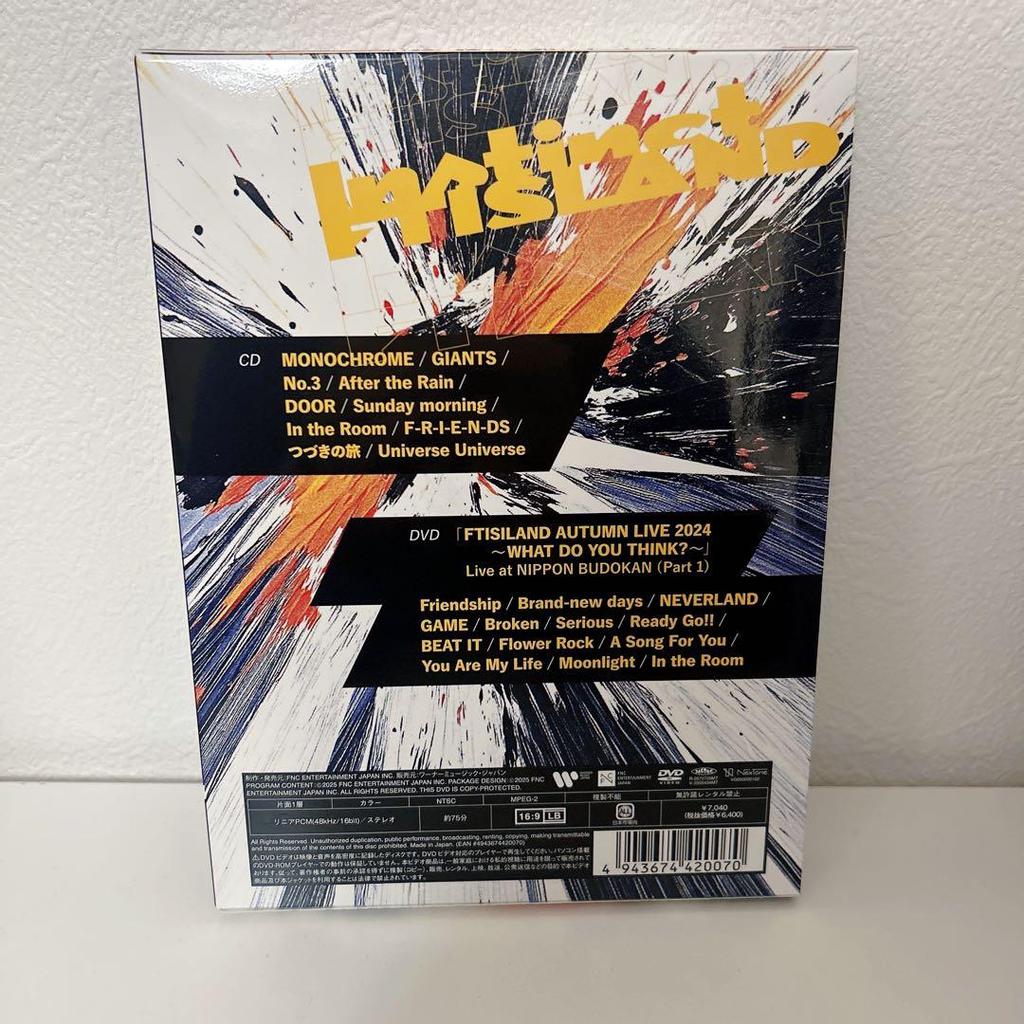 [USED] FTISLAND “Instinct” First Limited Edition DVD