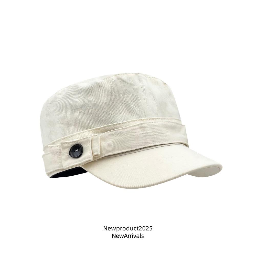 Cotton Flat Cap Cloth Retro Painter Hat Casual Equestrian Hat  Travel