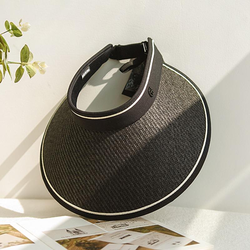 Big brim sun hat summer UV protection sun protection hat empty top hat women's sun hat straw hat collection