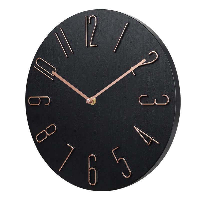 8-inch 20cm Clock Wall Hanging for Home Use, Silent, Simple, Luxurious, Creative, Wall Hanging, Living Room, Fashionable Clock