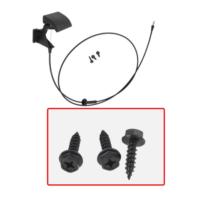 1 Stück Motorhauben-Entriegelungskabel für Jeep Grand Cherokee Modelle 1999-2004 55135532AB 055135532 32cm/12.59in Schwarzes ABS-Material Autoteile
