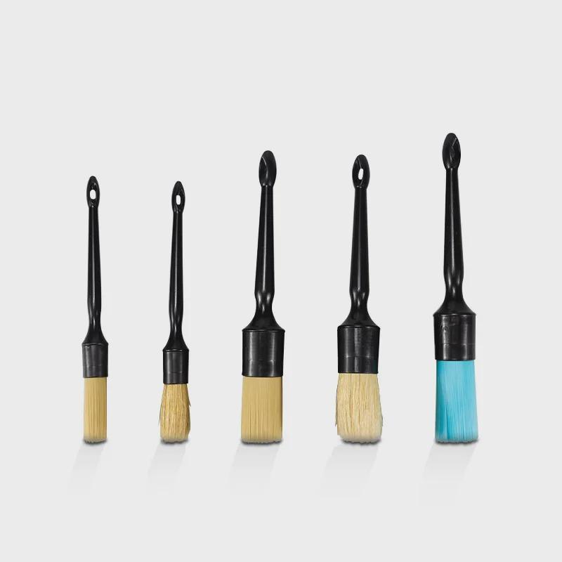 5-Piece Car Interior Detailing Brush Set for Gaps and Tight Spaces