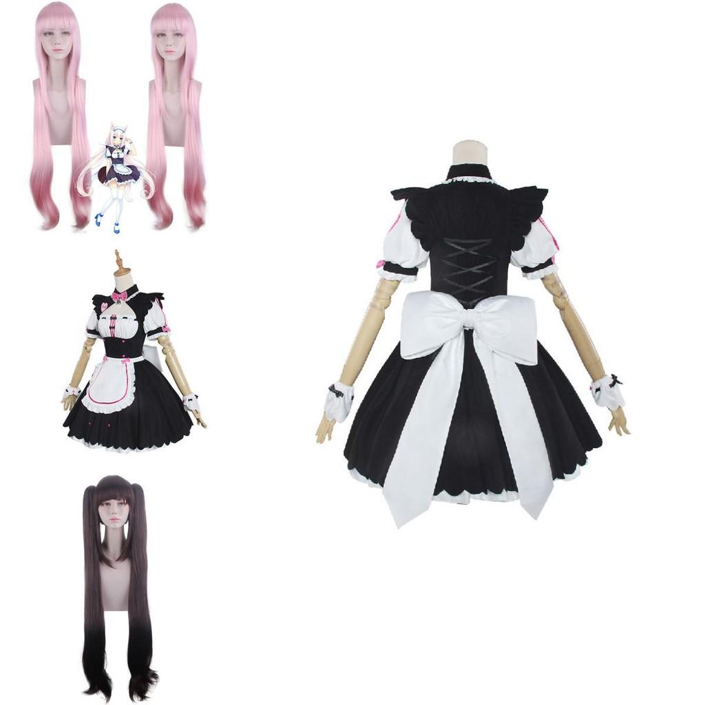Japanese Anime Nekopara Chocola Vanilla Cosplay Costume Perfect Stitches Breathable Design