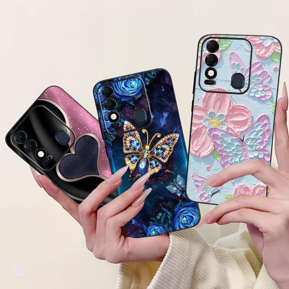 New Fashion Back Cover For Tecno Spark 8 8p 8c 8 Pro Case For Spark8c KG5k Phone Shell Cool Animals Luxury Girly Soft Silicone