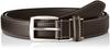 [Atelier365] Business Belt, Genuine Leather Belt  Easy Waist Adjustment, Cowhide, Pin Buckle, Men's, A-type - Round - Choco, Japan, Waist: 110cm
