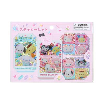 Sanrio Sticker Set Gakuen Sanrio Characters 492361 (#Sanrio Kiramekibu)