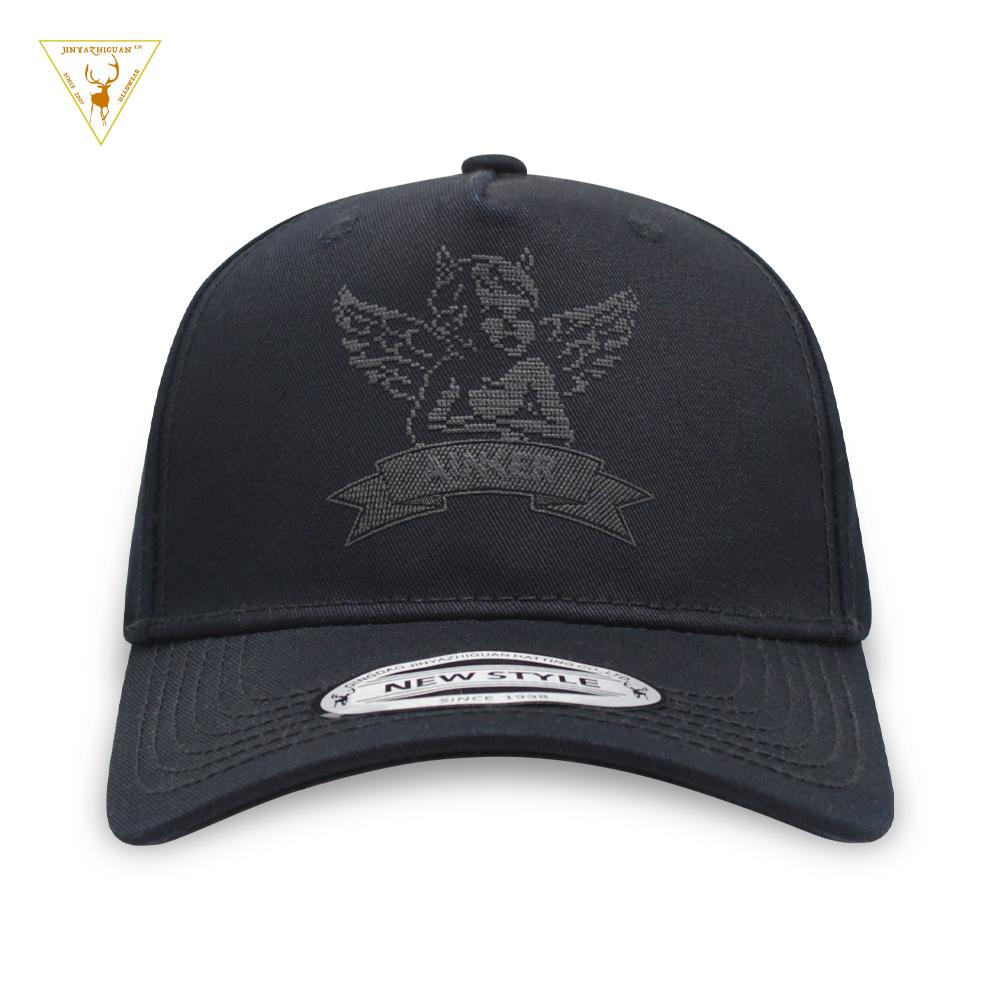 Cheap Custom Men Women High Quality 6 Panel Cotton Hip Hop Unstructured Vintage Dad Hat Embroidery Logo Baseball Cap 56-62cm чёрный