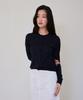 THEELO Shawl Collar Knit Cardigan (Navy)