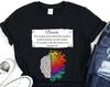 Human Brain T-shirt Funny Brain Definition Minimalist Graphic Tee Neuroscience Anatomy Psychedelic Shirt Unisex Classic Fit Casual Tee