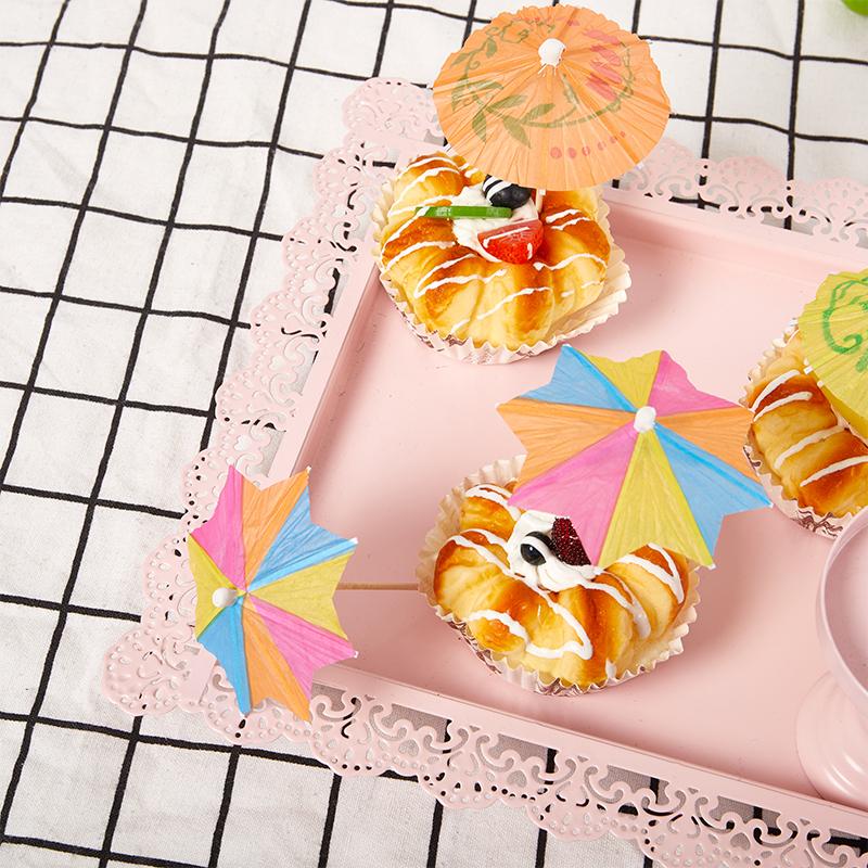 20-50 sombrillas de papel multicolor para cóctel, mini accesorios para bebidas de fiesta