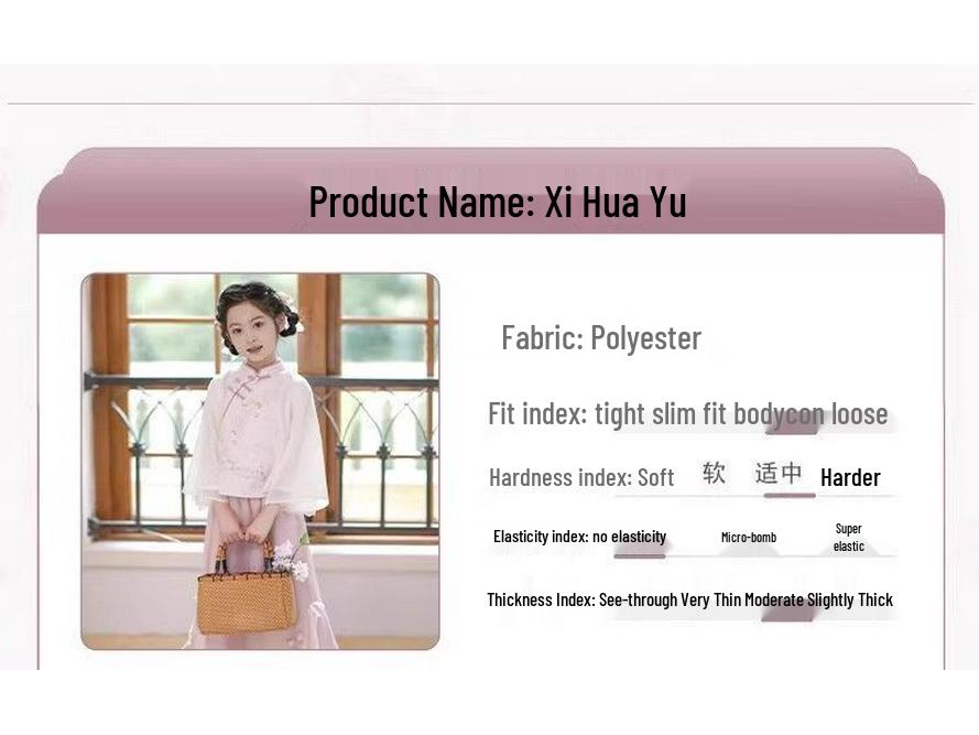 Girls' Super Fairy Hanfu - Spring/Autumn Long Sleeve Chinese Style Outfit