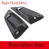 For NISSAN 370Z Z34 2009-2020 Carbon Fiber/Black Car Outer Door Handle Protective Cover Trim Stickers Exterior Accessories