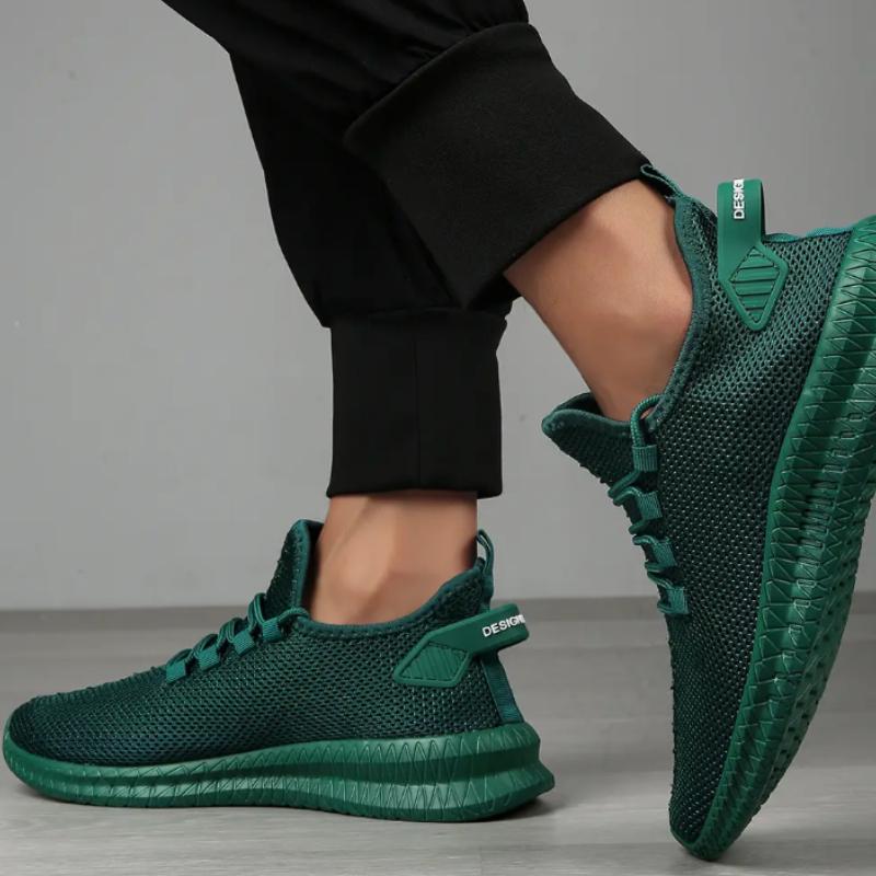 Fashion Men Sport Shoes Men Running Shoes Lace up Lightweight Comfortable Breathable Walking Sneakers Tenis Masculino Zapatillas Hombre