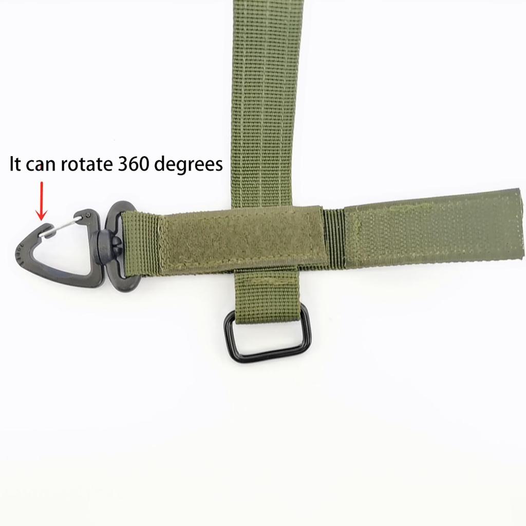 Outdoor Gloves Mountaineering Rope Storage Buckle Nylon Webbing Buckle Keychain