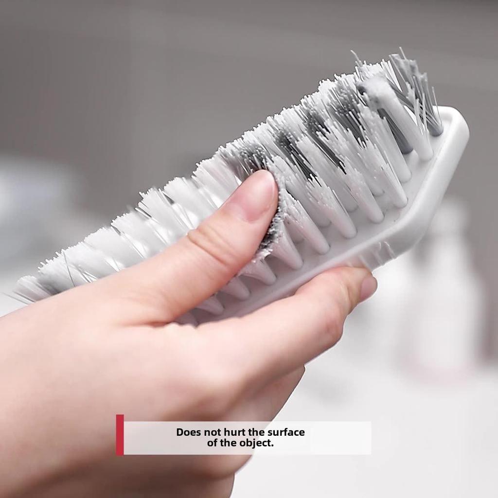 Multifunctional Plastic Bristle Gap Brush for Bathroom and Toilet Cleaning