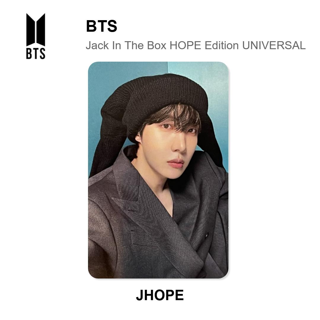 BTS J-Hope Jack In The Box HOPE Edition UNIVERSAL Official Photocard J-Hope