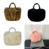 Cloudshaped Woolen Bag For Women With Magnetic Closure Small Crossbody For Street Style