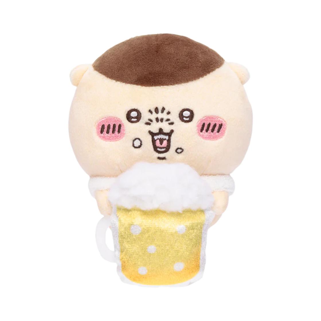 Nagano Chiikawa Watching From The Desktop Plush Kurimanju Drinking Beer ONE SIZE